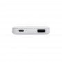FORZA Аккумулятор мобильный, 5000 мАч, 1xUSB-A, 1xUSB-C, 10W, 2A, пластик, белый