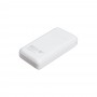 FORZA Аккумулятор мобильный, 20000 мАч, 2xUSB-A, 1xUSB-C, 1xMicro-USB, 10W, 2A, пластик, белый