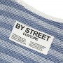 Свитер на пуговицах "BY STREET COUTURE", унисекс, бело-синий, разм.M