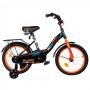Велосипед 2-х кол. Slider, цв. черн/оран неон, D" 16, вес 8,9 кг, сталь, в/к 90*19*43 см, IT106089