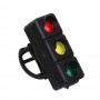 SILAPRO Фонарь задний 6,5х2,5см, 3LED, 7 реж., ABS, USB