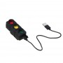 SILAPRO Фонарь задний 6,5х2,5см, 3LED, 7 реж., ABS, USB