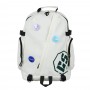 Рюкзак подростковый 47x35x18см, 1 отд., 4 карм., ручка, сетчатая спинка, значки, ПЭ, молочный