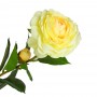 INBLOOM Растение искусственное Роза желтая, 130см, PEVA, цемент