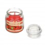 LADECOR Свеча ароматическая в стеклянном подсвечнике с крышкой, парафин, свеча 6x8,7 см, 6 цветов
