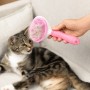 VETTA Щетка для домашних животных, пластмасса, резина, металл, 10,5х19 см