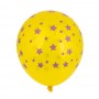 Капитан Весельчак Набор воздушных шаров 6 шт. 12", с цветным рисунком, звезды, сердечки