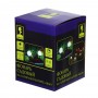 INBLOOM Фонарь садовый на солн. батарее, Шар, 10х10х34см, 1LED, белый, 1x1.2V 40mAh NI-MH, пластик