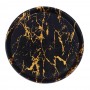Поднос круглый с антискользящим покрытием "Мрамор", d27,5см, 2 цвета