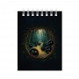 ClipStudio Блокнот А7 40л, офсет, обложка картон, спираль, в клетку