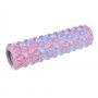 SILAPRO MAX Роллер для миофасциального массажа, сине-розовый, 30х8,5см, EVA, PVC