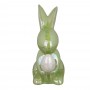LADECOR Фигурка в виде зайчика с яйцом, керамика, 3 цвета, 11 см
