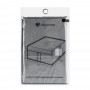VETTA Короб с крышкой, с прозрачным окном, 25х35х15см, Швеция, полиэстер, серый
