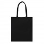 Японский Стиль Сумка-шоппер, 38x42см, внутр.карман, ручки 58 см, черный ПЭ под ткань