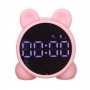 LADECOR CHRONO Часы-будильник с циферблатом 8х9.5х3.5см, FM, колонка, блютус, USB, пластик, 2 цвета