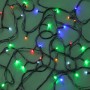 Гирлянда уличная вьюн 20 м BY, 1000 LED ламп, свечение мульти, ПВХ зеленый, мерцание, коннект, 220В (24В), IP54