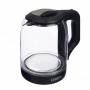 LEBEN Чайник электрический, 2,2 литра, 1800 Вт, стекло, пластик, 220-240В
