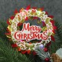 СНОУ БУМ Декор для праздничного стола, с подсветкой MERRY CHRISTMAS 1, дерево, бумага