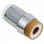 Аэратор-насадка для смесителя, LED, 3 цвета, пластик, хром