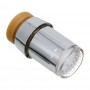 Аэратор-насадка для смесителя, LED, 3 цвета, пластик, хром