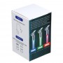 Аэратор-насадка для смесителя, LED, 3 цвета, пластик, хром