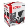 LEBEN Кофеварка капельная 550Вт, стеклянная колба 0,6л