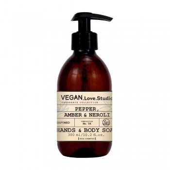 Парфюмированное мыло для рук и тела VEGAN.Love.Studio «Pepper, Amber, Neroli», 300мл