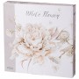 НАБОР ИЗ 2 ТАРЕЛОК ЗАКУСОЧНЫХ LEFARD "WHITE FLOWER" 23 СМ СЕРЫЙ (КОР=12ШТ.)