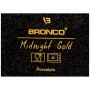 ТАРЕЛКА С РУЧКАМИ BRONCO "MIDNIGHT GOLD" 20,5СМ (КОР=48ШТ.)