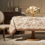 СКАТЕРТЬ "ROYAL GARDEN" 160Х220СМ ,БЕЛЫЙ, 100% ХЛОПОК,ТВИЛ ПРОПИТКА