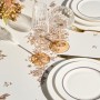 СКАТЕРТЬ ОВАЛЬНАЯ " ROYAL GARDEN" 140Х180СМ ,БЕЛЫЙ ,100% ХЛОПОК ,ТВИЛ С ПРОПИТКОЙ