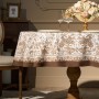 СКАТЕРТЬ ОВАЛЬНАЯ " ROYAL GARDEN" 140Х180СМ ,БЕЛЫЙ ,100% ХЛОПОК ,ТВИЛ С ПРОПИТКОЙ
