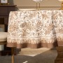 СКАТЕРТЬ ОВАЛЬНАЯ "ROYAL GARDEN" 160Х220 СМ ,БЕЛЫЙ, 100% ХЛОПОК, ТВИЛ, С ПРОПИТКОЙ