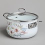 НАБОР КАСТРЮЛЬ AGNESS ЭМАЛИРОВАННЫХ СЕРИЯ "ДВОРЦОВЫЙ ПАРК" 4ПР. 2,0Л И 2,8Л, 18Х11СМ, 20Х12СМ