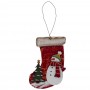 Изделие декоративное подвесное "Дед Мороз/Снеговик",L10 W0,5 H13 см, 4в.
