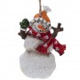 Изделие декоративное подвесное "Снеговик", 6в, L6 W0,5 H9 см, 6в.