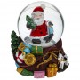 Фигурка декор в стеклянном шаре с эффектом вьюги "Дед Мороз", D4,5 см, L5,5 W5 H6 см, 2в.