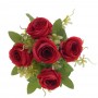 Цветочная композиция "Розы", L14 W14 H17 см, 4в.
