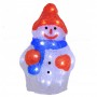 Изделие декоративное "Снеговик" (работает от сети), L15 W10 H25 см