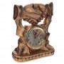 Часы настольные декоративные, L20 W9 H25 см, (1xАА не прилаг.)
