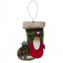 Изделие декоративное подвесное "Дед Мороз/Снеговик",L10 W0,5 H13 см, 4в.