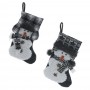 Носок для подарков "Снеговик", L30 W2 H44 см, 2в.
