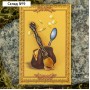 Сувенир кошельковый  "Ложка загребушка", с натуральным янтарем