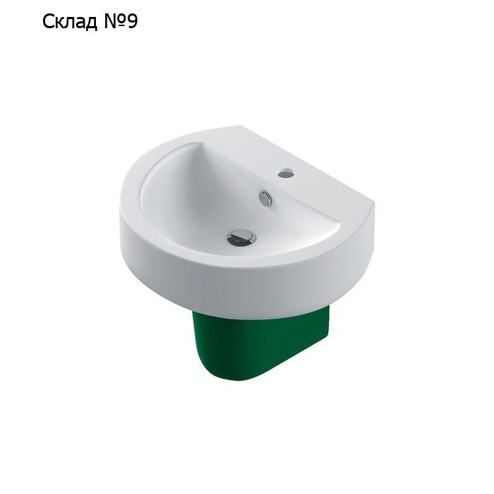 Полупьедестал SANITA LUXE «Best Color Green», цвет зеленый