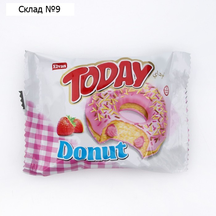 Кекс Donut Today, клубника, 40 г