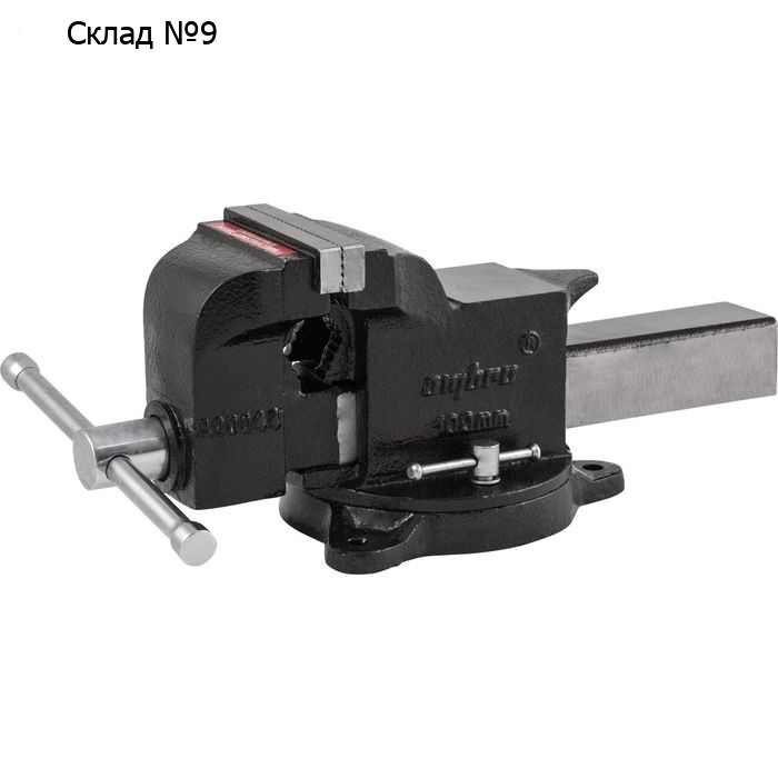 Тиски слесарные Ombra A90044, поворотные, 100 мм