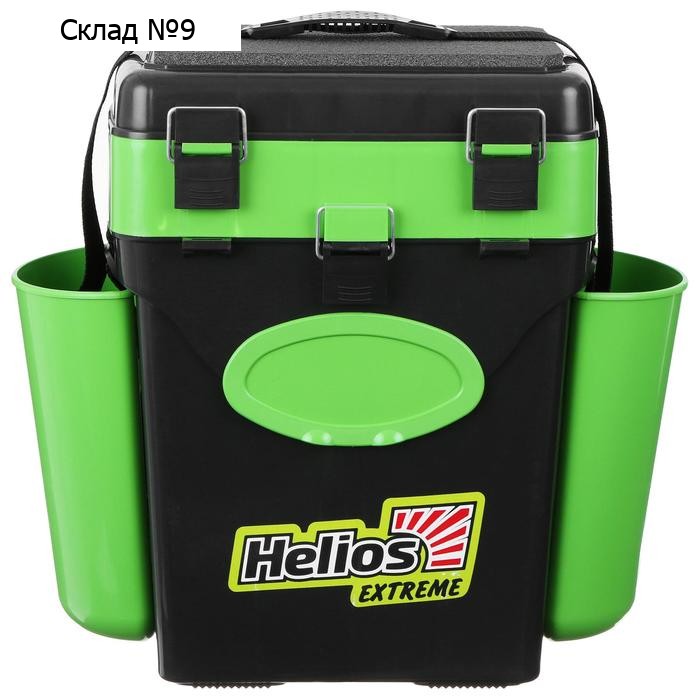 Ящик зимний Helios FishBox 10 л, цвет зеленый