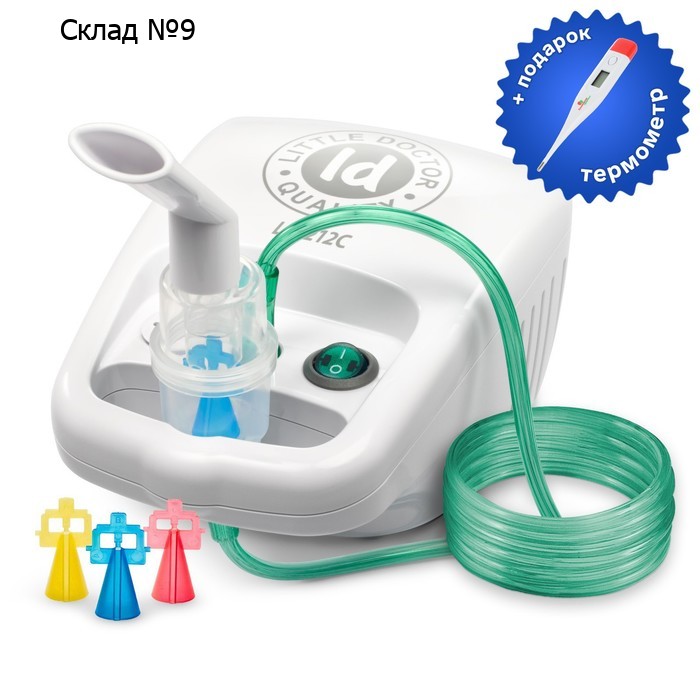 Ингалятор Little Doctor LD-212С + ПОДАРОК Термометр "Технологии здоровья" T-HT01 МИКС 2380785
