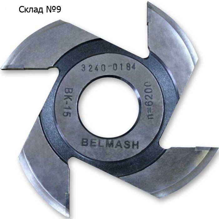 Фреза радиусная для фрезерования полуштапов, BELMASH 125×32×7 мм (левая)