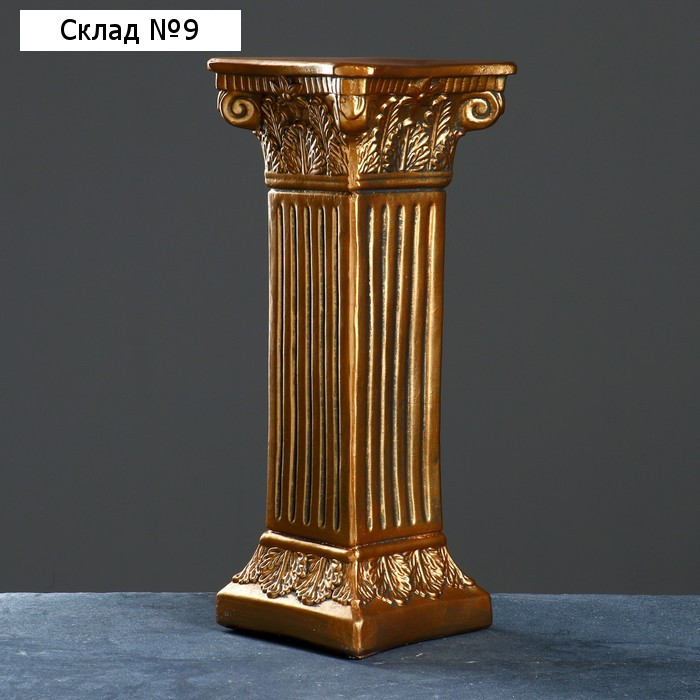 Колонна "Античная", бронза 65х27см